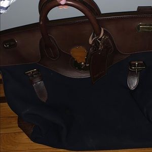 Ralph Laure leather and canvas